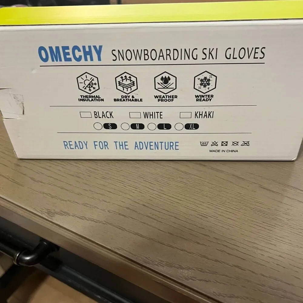Omechy Men Women Waterproof Ski Layer Touch Screen Gloves New